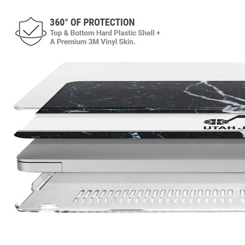 NBA Utah Jazz Marble MacBook Air 13in (2020) Case plus Skin